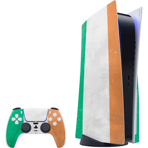 Ireland Flag Distressed PS5 Bundle Skin