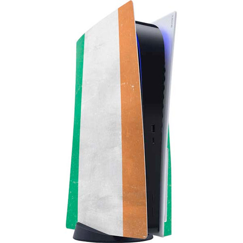 Ireland Flag Distressed PS5 Console Skin