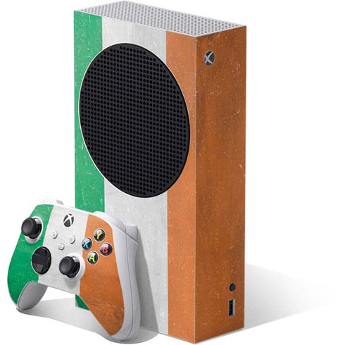 Ireland Flag Distressed Xbox Series S Bundle Skin