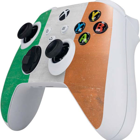 Ireland Flag Distressed Xbox Series S Controller Skin
