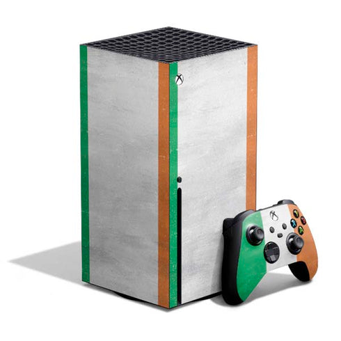 Ireland Flag Distressed Xbox Series X Bundle Skin
