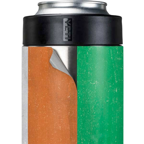 Ireland Flag Distressed Yeti Colster Can Insulator Skin