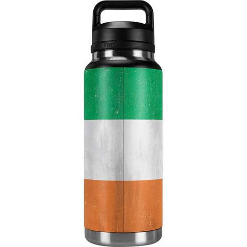 Ireland Flag Distressed YETI Rambler 36oz Bottle Skin