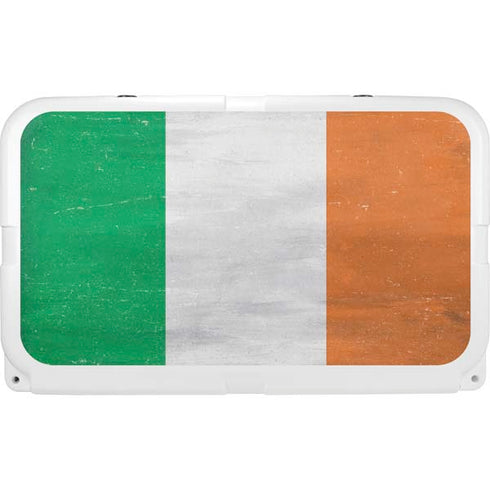 Ireland Flag Distressed YETI Tundra 45 Hard Cooler Skin