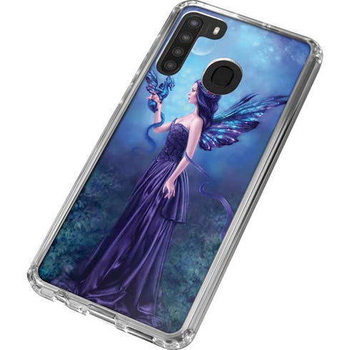 Rachel Anderson Iridescent Galaxy A21 Clear Case