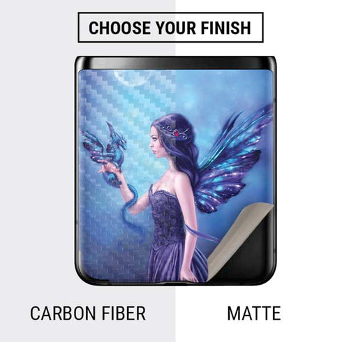 Rachel Anderson Iridescent Galaxy Z Flip Skin