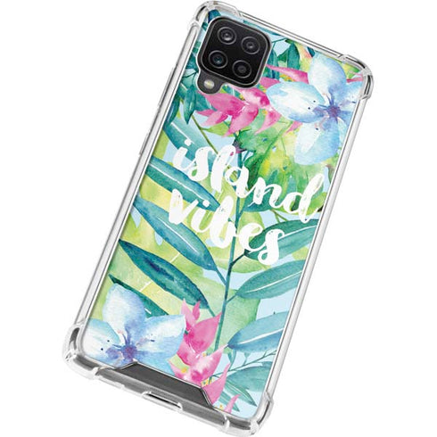 Island Vibes Galaxy A12 Clear Case