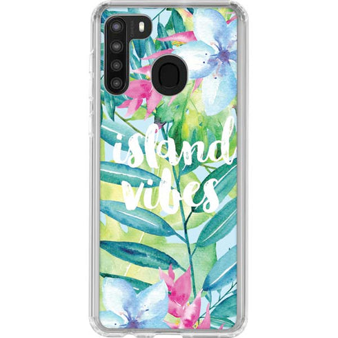 Island Vibes Galaxy A21 Clear Case