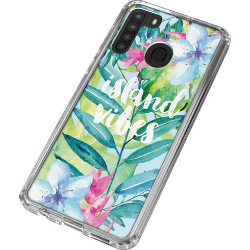 Island Vibes Galaxy A21 Clear Case