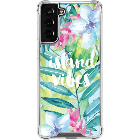 Island Vibes Galaxy S21 FE Clear Case