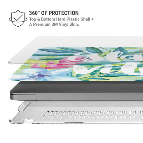 Island Vibes MacBook Pro 16in (2021-25) Case plus Skin