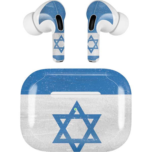 Israel Flag Distressed AirPods Pro 2nd Gen Skin