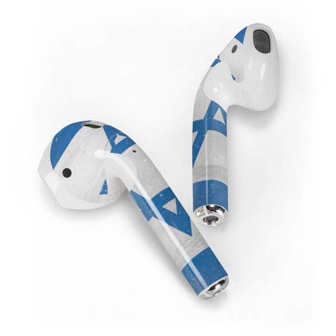 Israel Flag Distressed Apple AirPods 2 Skin