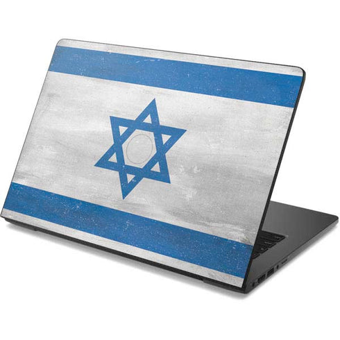 Israel Flag Distressed Dell Chromebook Skin