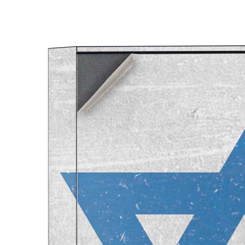 Israel Flag Distressed Corsair 4000D Tempered Glass Mid-Tower ATX Case Skin