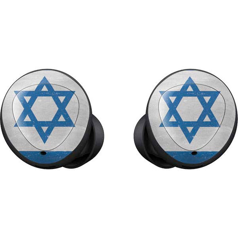 Israel Flag Distressed Galaxy Buds Skin