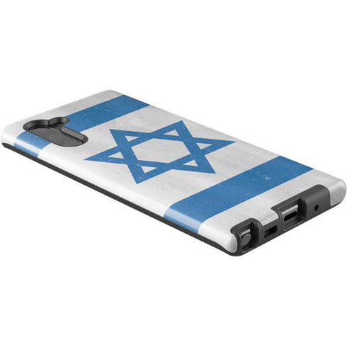Israel Flag Distressed Galaxy Note 10 Pro Case