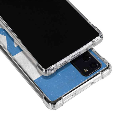 Israel Flag Distressed Galaxy Note20 5G Clear Case