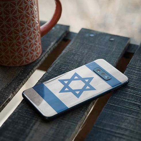 Israel Flag Distressed Galaxy S10e Skin