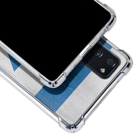 Israel Flag Distressed Galaxy S20 FE Clear Case
