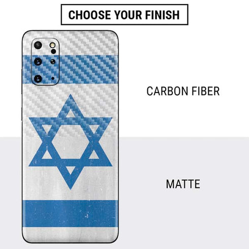 Israel Flag Distressed Galaxy S20 Plus Skin