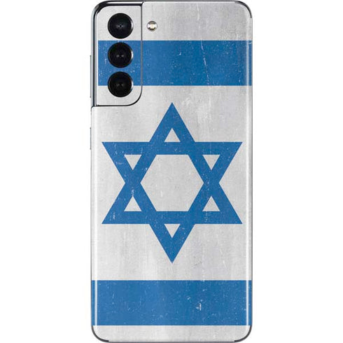 Israel Flag Distressed Galaxy S21 5G Skin