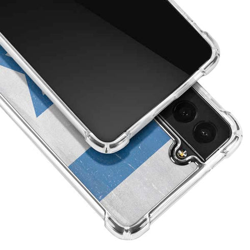 Israel Flag Distressed Galaxy S21 Plus 5G Clear Case