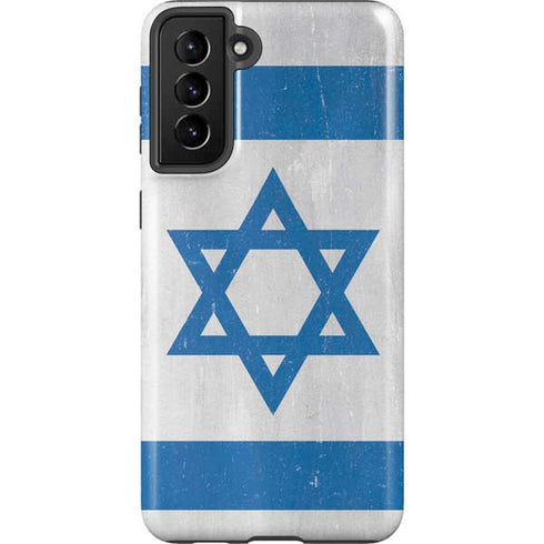 Israel Flag Distressed Galaxy S21 Plus 5G Pro Case