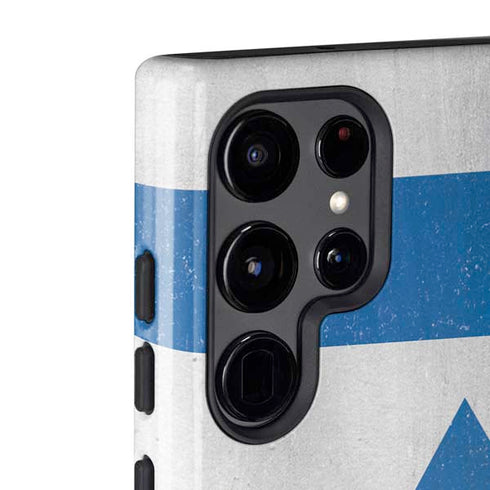 Israel Flag Distressed Galaxy S22 Ultra Pro Case