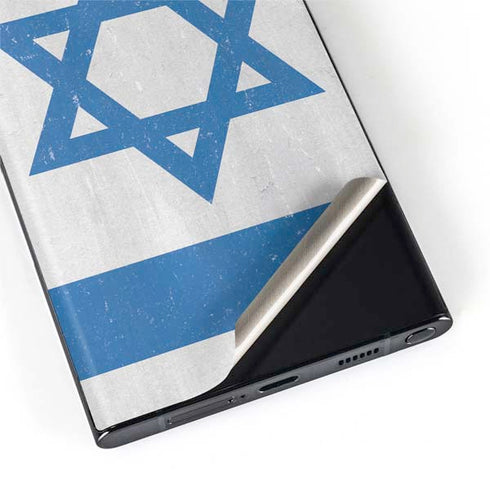 Israel Flag Distressed Galaxy S22 Ultra Skin