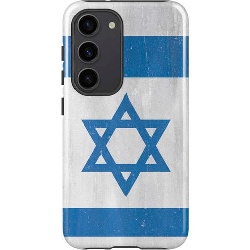 Israel Flag Distressed Galaxy S23 Pro Case
