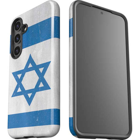 Israel Flag Distressed Galaxy S24 Plus Impact Case