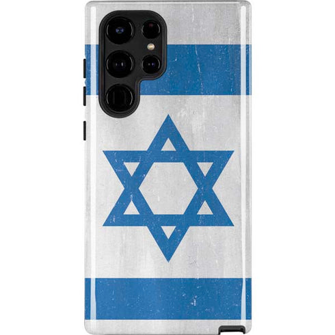 Israel Flag Distressed Galaxy S24 Ultra Impact Case