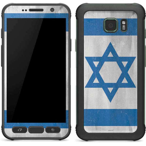 Israel Flag Distressed Galaxy S7 Active Skin