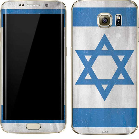Israel Flag Distressed Galaxy S7 Edge Skin