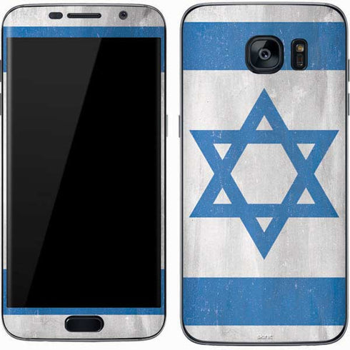 Israel Flag Distressed Galaxy S7 Skin