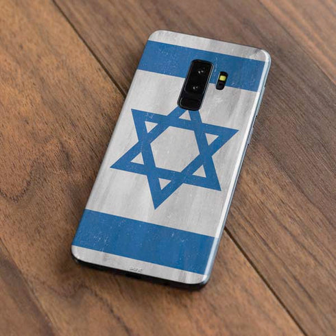 Israel Flag Distressed Galaxy S9 Plus Skin