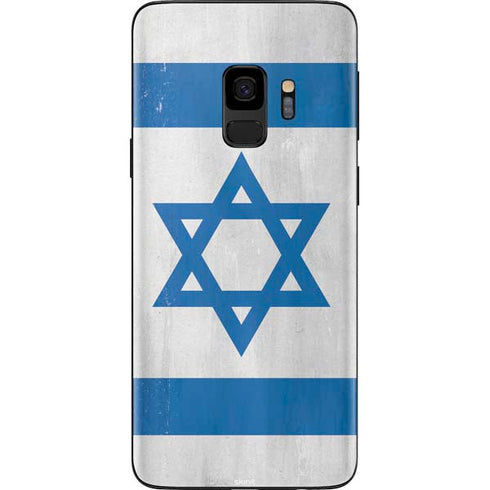 Israel Flag Distressed Galaxy S9 Skin