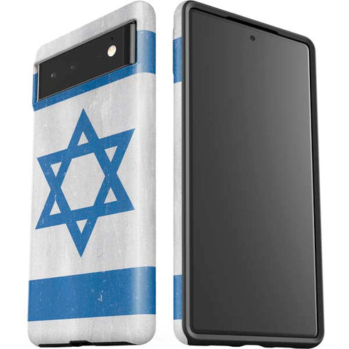 Israel Flag Distressed Google Pixel 6 Case