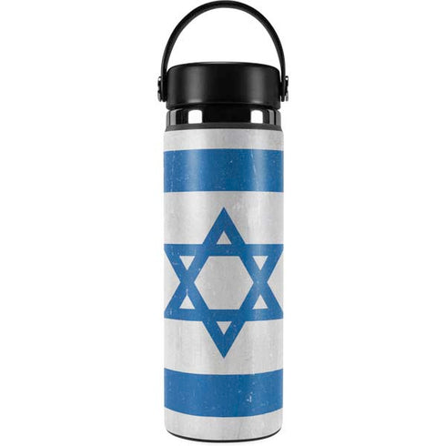 Israel Flag Distressed Hydro Flask 20oz Wide Mouth Skin
