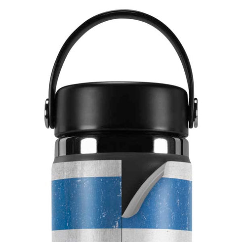 Israel Flag Distressed Hydro Flask 20oz Wide Mouth Skin