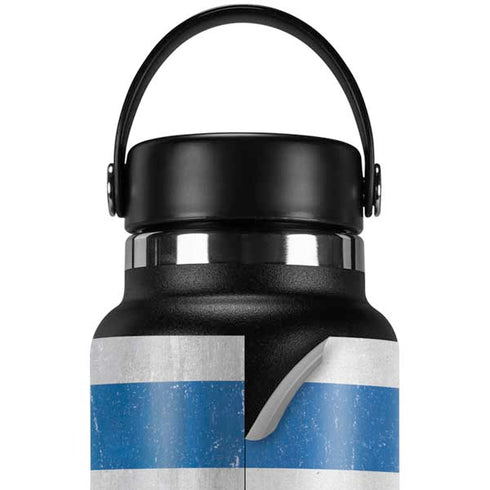 Israel Flag Distressed Hydro Flask 32oz Wide Mouth Skin