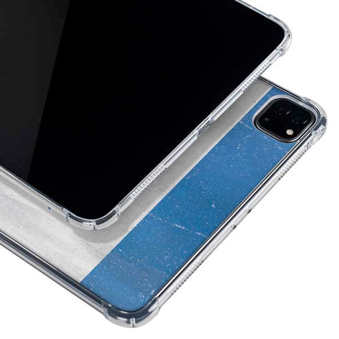 Israel Flag Distressed iPad Pro 12.9in (2020) Clear Case