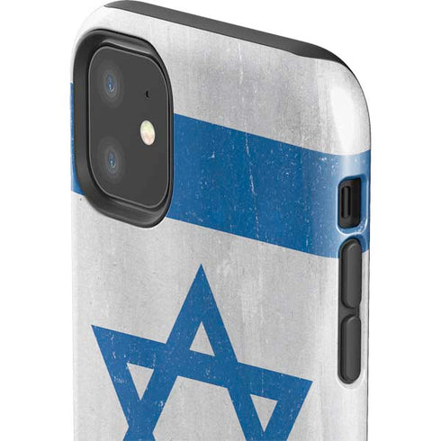Israel Flag Distressed iPhone 11 Impact Case