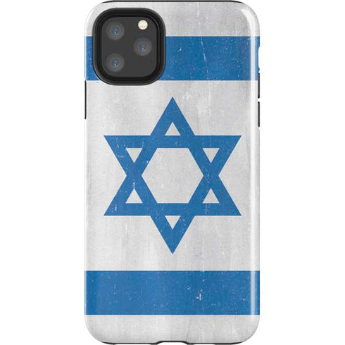 Israel Flag Distressed iPhone 11 Pro Max Impact Case
