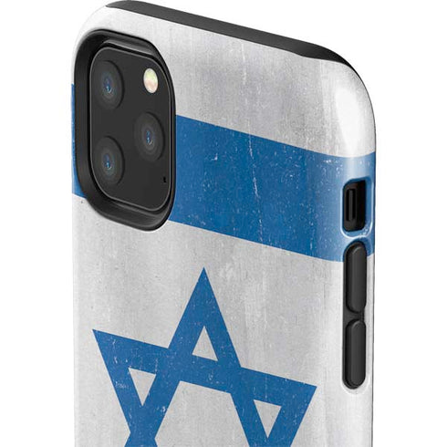 Israel Flag Distressed iPhone 11 Pro Max Impact Case