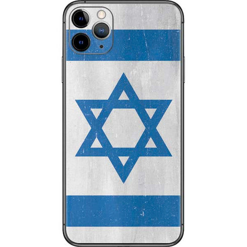 Israel Flag Distressed iPhone 11 Pro Max Skin