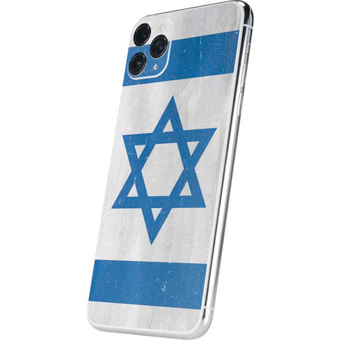 Israel Flag Distressed iPhone 11 Pro Max Skin