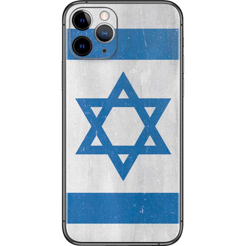 Israel Flag Distressed iPhone 11 Pro Skin
