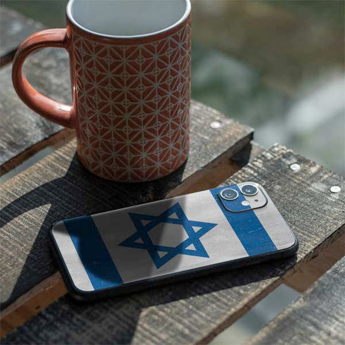 Israel Flag Distressed iPhone 11 Skin